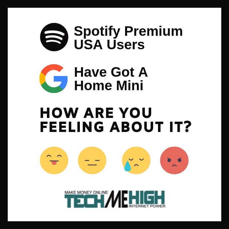 technewsinside's tweet photo. Join Spotify Premium now and get a Google Home Mini. Well, sadly this offer is for USA Users Only. Find Here More -
https://t.co/zMPdazbQxF https://t.co/VF5g7NSxLI