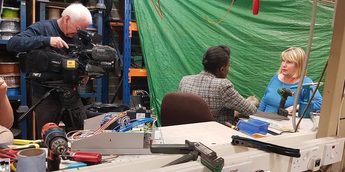meddingsEng's tweet photo. Visit from the BBC today for The Sunday Politics Show South west to interview us about EU Employment Law post Brexit. #bbcnews #manufacturing https://t.co/oPfYmWlSIR