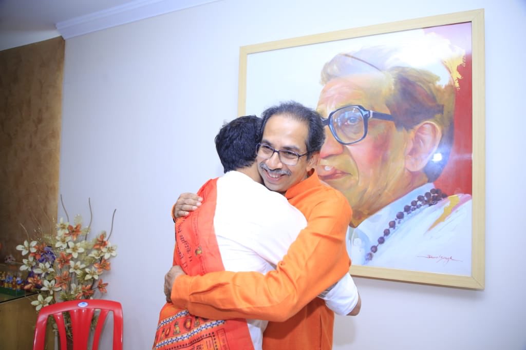 AUThackeray's tweet photo. The election results in Maharashtra are truly the real voice of democracy and informed voters. Along with that, the tremendous support to @ShivSena in such a humbling verdict for govt, is encouragement to keep our voice stronger for the people. https://t.co/LQOqCGrWtB