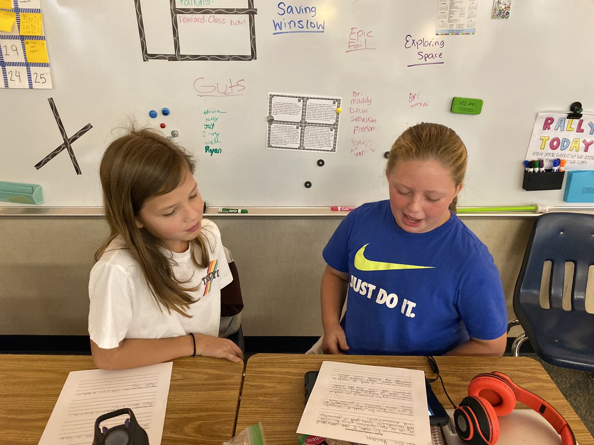 We are busy practicing for student led conferences next week! #wilmeth #mymisd