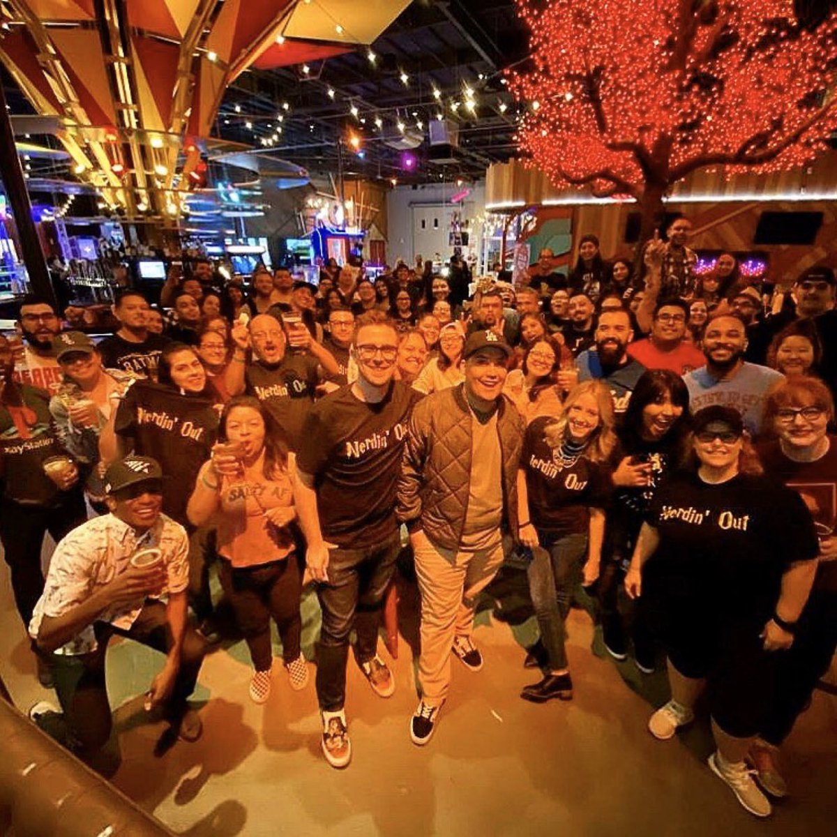 FxTank27's tweet photo. @NerdinOutLA Me effin love! Thanks for setting up this event! So much fun @TwoBitCircus @Ravels @TheOnlyCamshaft @Randmanlive #RandyIsAdick @courtneymcnerdy #AWW https://t.co/Cypcf2Ioql