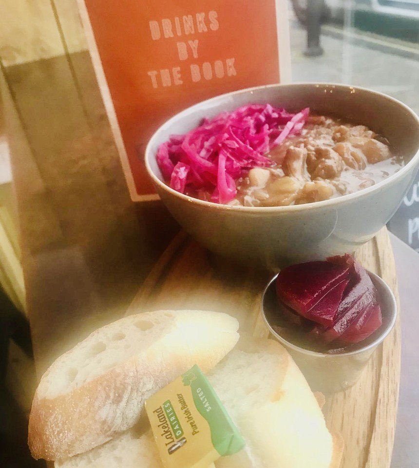 thebookmilllane's tweet photo. The days are shorter and colder so we’ve brought our the big gun! Scouse by The Book is back! #westderby #scouse #doonewinter https://t.co/qmBMnq9e5U