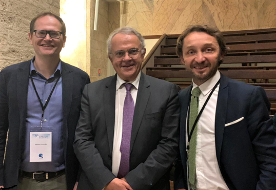 KloxTech's tweet photo. A big thank you to Dr. Bassetto and Dr. @docbol for presenting their experiences using LumiHeal at the International Scar Club Meeting. And thank you to the President of G-ScarS, Dr. Téot, for hosting this event aimed at improving patient outcomes by promoting scar management. https://t.co/sIb4KumpGg