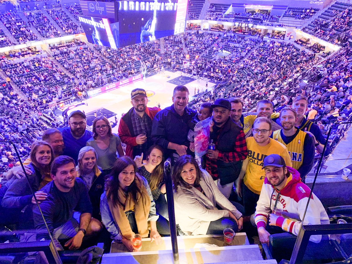 GetUpperHand's tweet photo. Our 4th Annual Pacers Home Opener team outing was a huge success! As a company proudly headquartered in Downtown Indianapolis, we love rooting for the Cers! #getupperhand https://t.co/eNIgK3c4wl