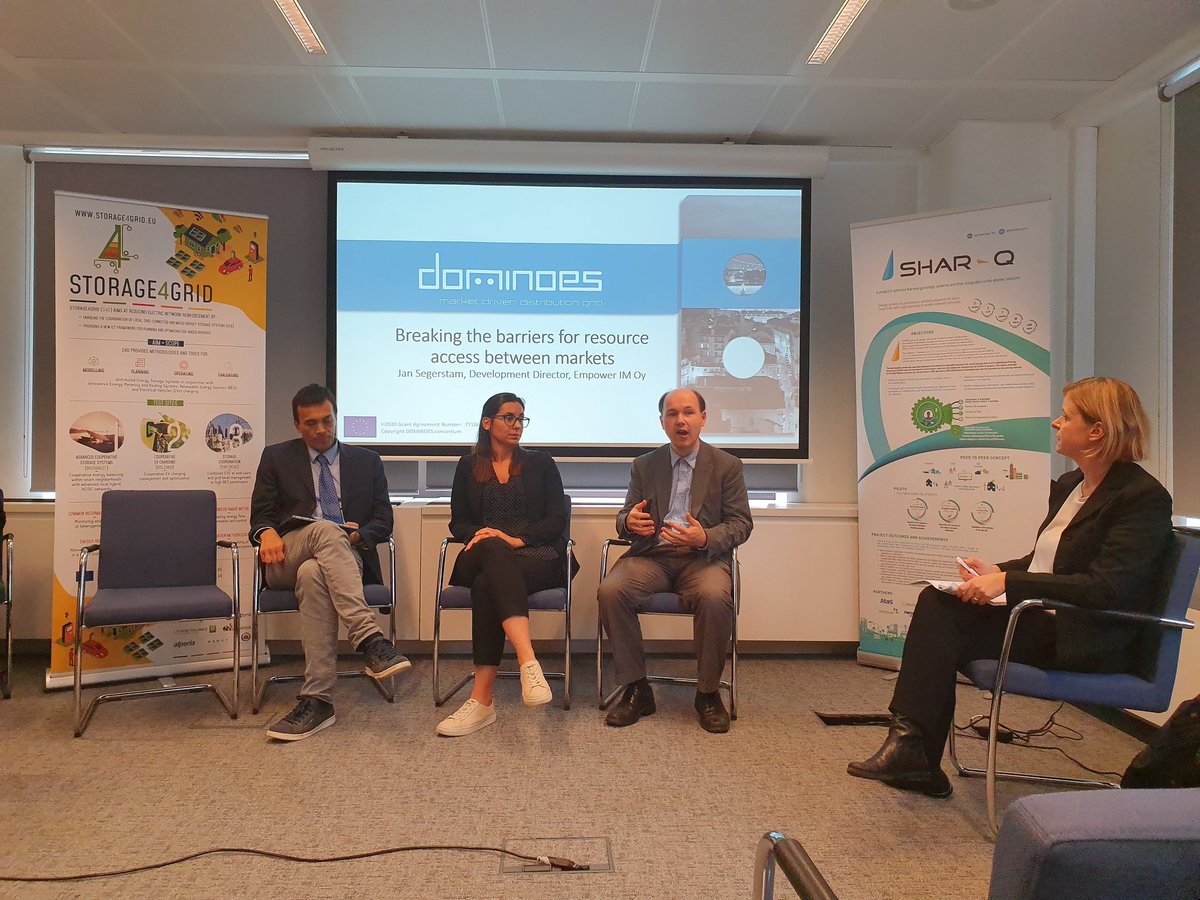 Second panel at the joint <a href="/storage4grid_eu/">Storage4Grid Project</a> - <a href="/SHARQproject/">SHAR-Q</a>! Our panelists will discuss about innovative business models for future smart electricity grids <a href="/ProjectDOMINOES/">DOMINOES PROJECT</a> <a href="/h2020_planet/">H2020 PLANET</a> <a href="/LinksFoundation/">Fondazione LINKS</a>