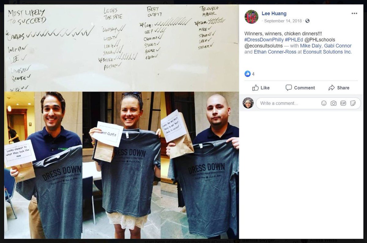 DressDownPhilly's tweet photo. #DressDownPhilly Yearbook!  We're taking a leaf out of Econsult Solutions book and nominating a few of our favorite posts for some DDP 2019 superlatives! Think you know someone who did Dress Down Philly the best? Link the post below along with their superlative! #DDP2019Bestof https://t.co/aIVLWDnREB
