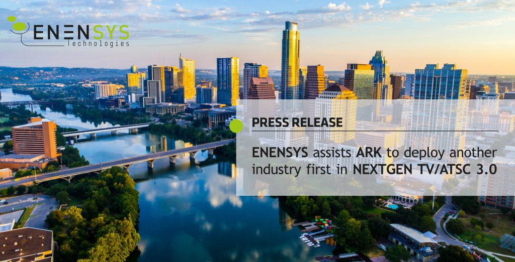 ENENSYS's tweet photo. ENENSYS assists ARK Multicasting to deploy another industry first in NEXTGEN TV/ATSC 3.0 https://t.co/xmWRdKzM0F https://t.co/r8DRmq5Y7x