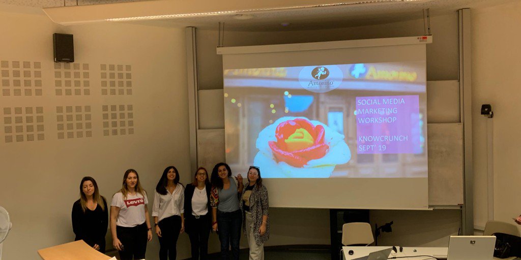 Knowcrunch's tweet photo. 🎒Students of the Professional Diploma in Digital &amp; Social Media in Athens (Sept. '19) present different #socialmediaposts for a brand.

#knowcrunch #workshop https://t.co/QrrTOB8jHj