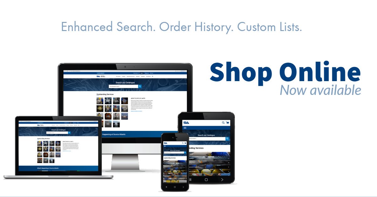 SourceAtlantic's tweet image. This just in - shop online now available at sourceatlantic.ca!