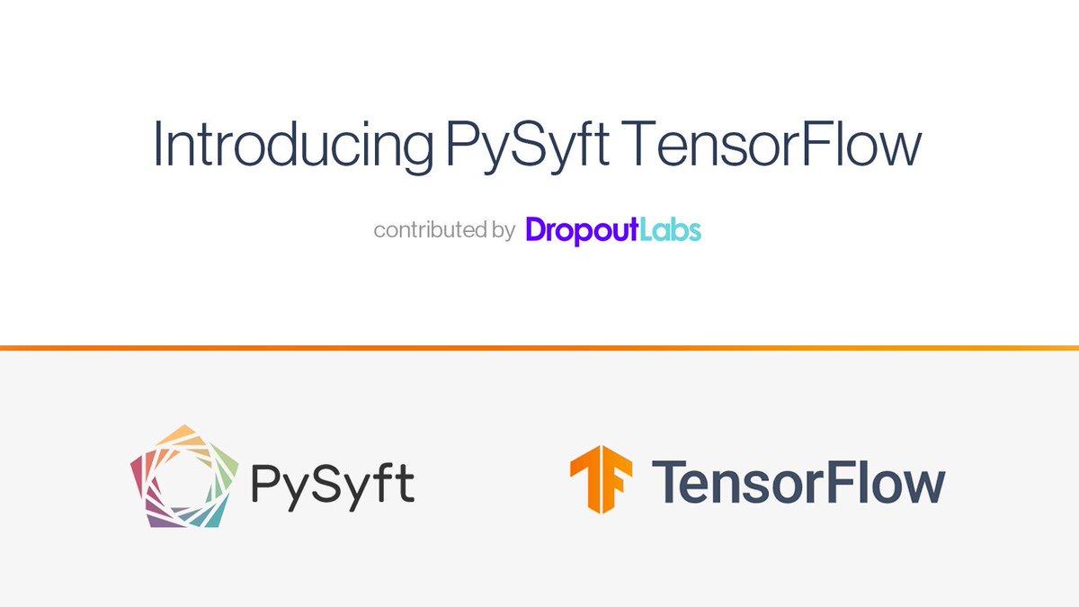 OpenMined (@openminedorg) on Twitter photo #PySyft now supports <a href="/TensorFlow/">TensorFlow</a> thanks to the team <a href="/dropoutlabsai/">Formerly Dropout Labs</a>!
PySyft-TensorFlow supports remote execution of
- Tensors
- Variables
- #Keras Models
We plan to support
- <a href="/tf_encrypted/">TF Encrypted</a>
- TF #Privacy
- TF #Federated
in the very near future!!
Blog: blog.openmined.org/introducing-py… #PySyft now supports <a href="/TensorFlow/">TensorFlow</a> thanks to the team <a href="/dropoutlabsai/">Formerly Dropout Labs</a>!
PySyft-TensorFlow supports remote execution of
- Tensors
- Variables
- #Keras Models
We plan to support
- <a href="/tf_encrypted/">TF Encrypted</a>
- TF #Privacy
- TF #Federated
in the very near future!!
Blog: blog.openmined.org/introducing-py…
