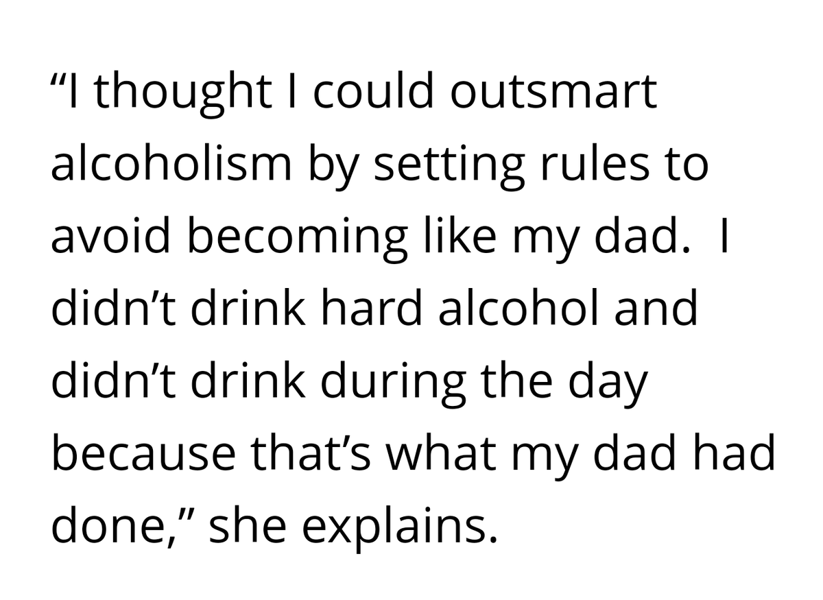 TreniewAkire's tweet image. The excerpt from this article about a #functioningalcoholic mom caught up in the #mommywineculture craze resonated with me. I could have written this. 

You don't have to hit rock bottom to be an #alcoholic.

freshpaths.life/post/motherhoo…