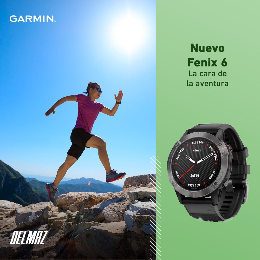 DelMazGPS's tweet photo. 🔥¡El nuevo Fenix 6 es para ti!🔥
Adquiérelo YA‼️
https://t.co/B4aTybYOln

Con este reloj inteligente complementa tus sesiones de entrenamiento.
▪️ Mapas
▪️ Música
▪️ Control inteligente del ritmo
y mucho más

Supera tus límites.
#garmin #runner #FelizJueves https://t.co/a7umBeU0oC