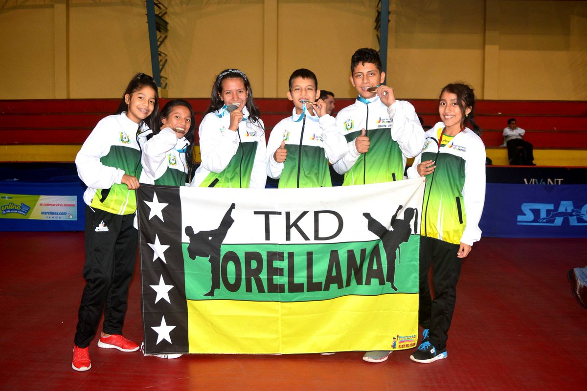 #Taekwondo 🥋 | Culmina la participación de esta disciplina en los #JuegosMenoresEc, Ariana Granda conquistó medalla de plata 🥈 en este certamen nacional.
La disciplina de Taekwondo logra traer a casa 4 medallas: 1 medalla de plata 🥈y 3 medallas de bronce 🥉 #ElDeporteNosUne