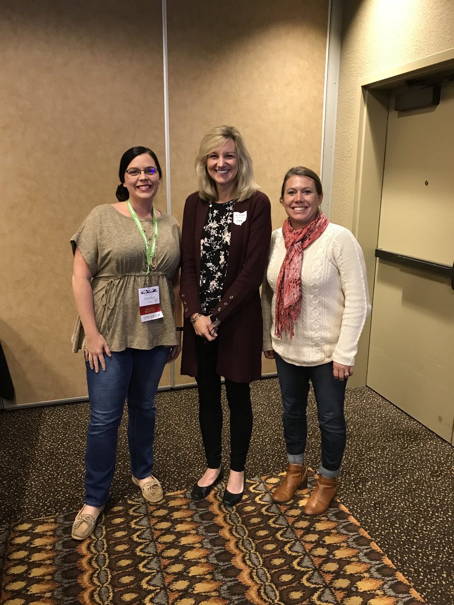 NU_EdCoach's tweet photo. OCTM conference 2019 session on interactive vocabulary walls look who I bumped into . https://t.co/k9g8QuW4Xh