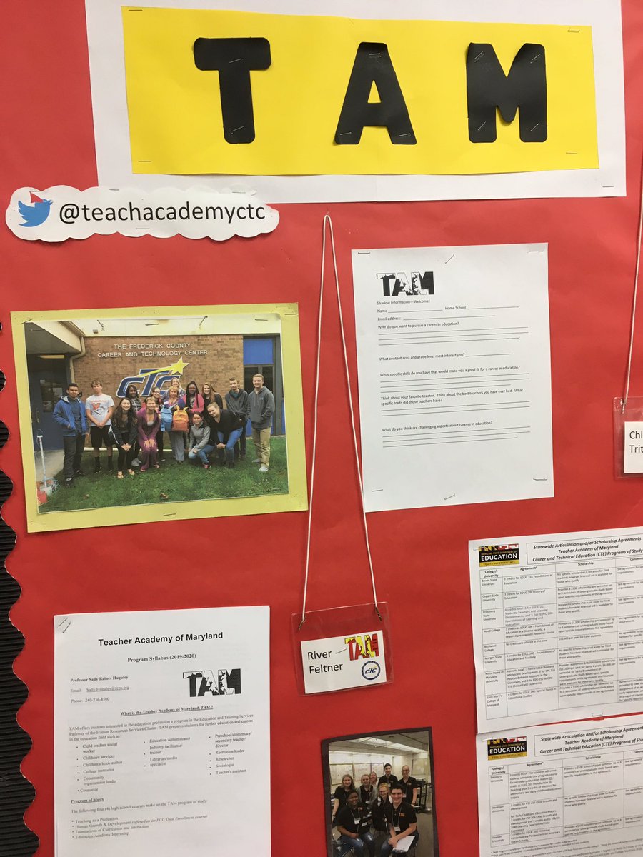 teachacademyctc's tweet image. TAM students are getting ready for the CTC Open House—Tonight 6-8. Come see us! #teachingRocks #teachInMaryland #fcpsctc