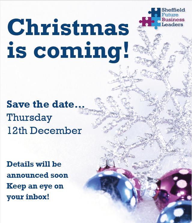 SheffieldFBL's tweet photo. If you weren't at our event today, we announced the date for our next event - Thursday 12 December. Make sure you save the date!

Invites will be sent to members very soon. If you aren't signed up, now is the time! You can sign up at https://t.co/rSiEWbmM9K

#networking #SFBL https://t.co/k5jyDRcrUI