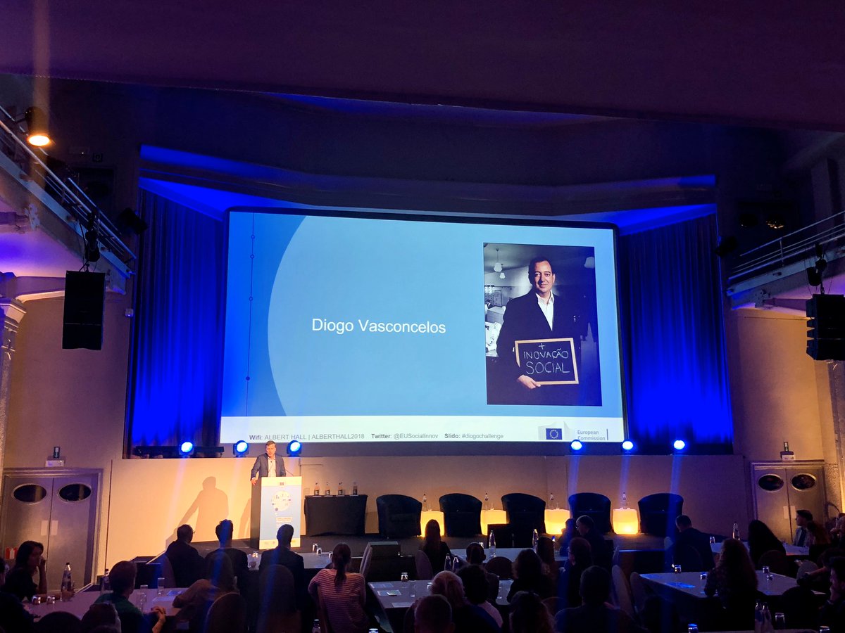 SBumbarMalchow's tweet photo. In its 7th year, the #socinn Competition acts as a beacon for social innovators in Europe. 👌Launched in memory of #socialinnovation pioneer Diogo Vasconcelos, the competition helped 25 awarded  #diogochallenge projects to make an impact tjrough social #innovation . #socent https://t.co/Jt4lVHv1e0