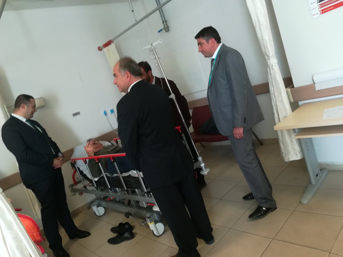 İl Sağlık Müdürlüğümüz Sayın Doç. Dr Erkaan HİRİK ve ekibi hastanemizi ziyaret etmişlerdir.