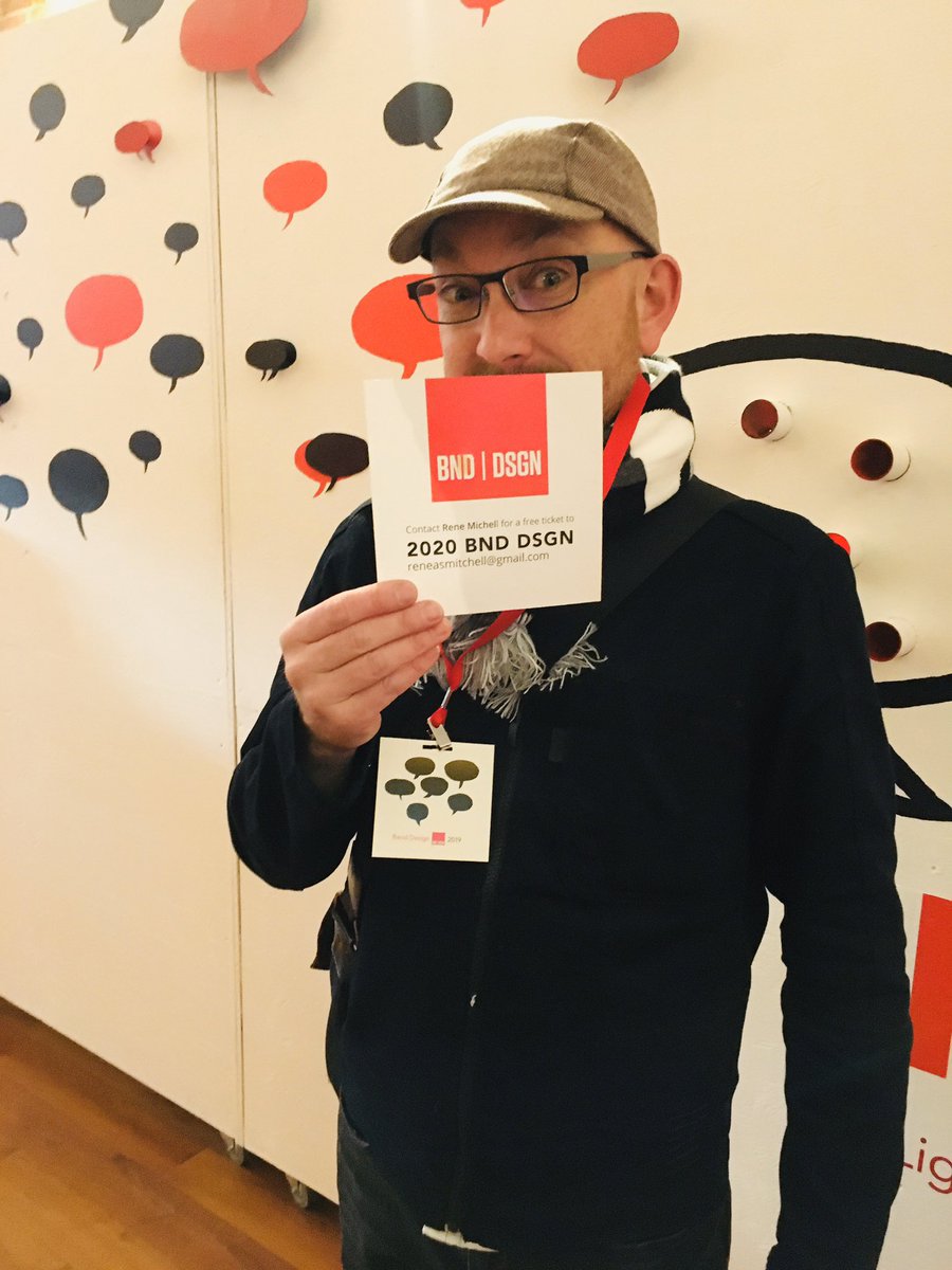 BendDesignCon's tweet photo. Good Morning BND DSGN 2019! @fastertroy wins one of the two tickets tucked away in the PUSH wall!
#BendDesign https://t.co/z4LtqH33zz