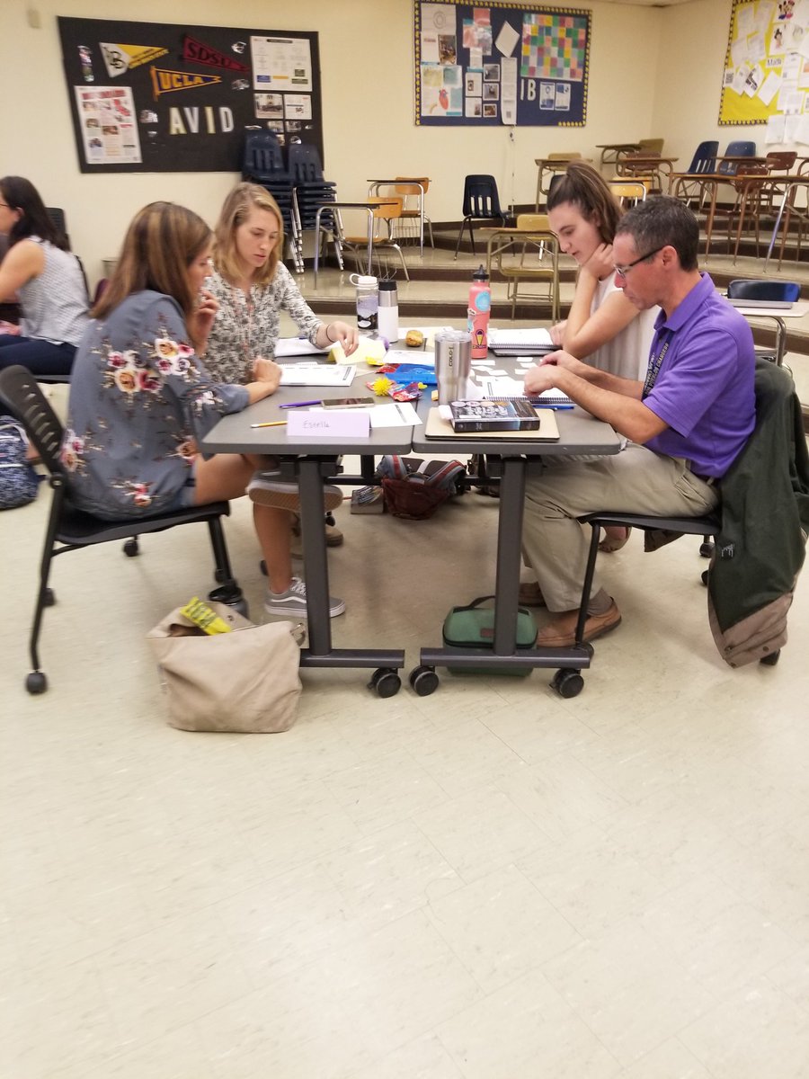 JenniferP_IED's tweet photo. Yesterday was a productive and motivating day with some amazingly dedicated teachers from Dos Pueblos High School! #ELA9 #MathII #Chargers #cyclesofinquiry #ourwhy https://t.co/Y0ndWCZeAj