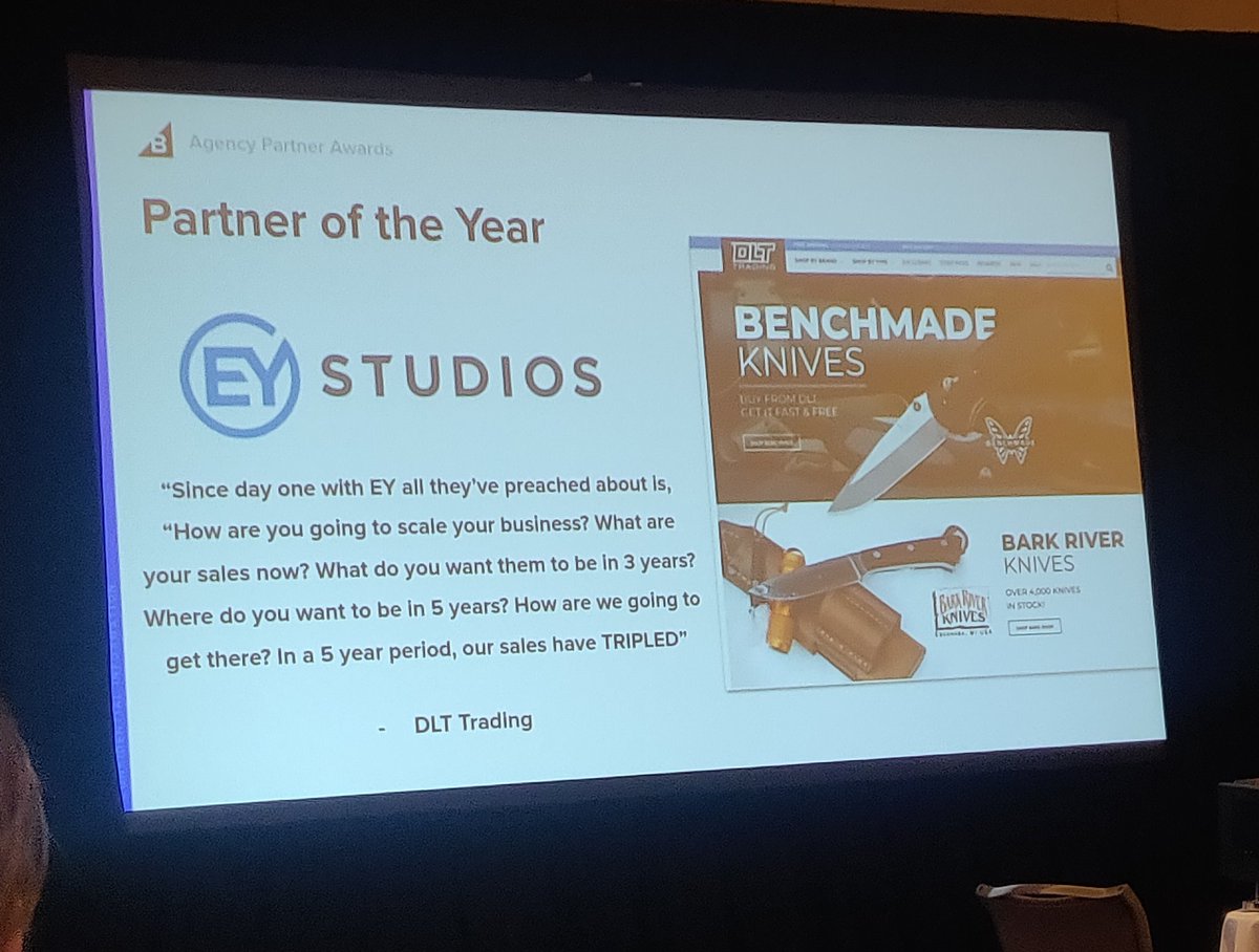 Congratulations @EYStudios for winning the @BigCommerce partner of the year.. @DCKAP, we are really happy and excited to be associated with you!

#bigpartnersummit #partners
#bigcommercepartnersummit #ecommerce