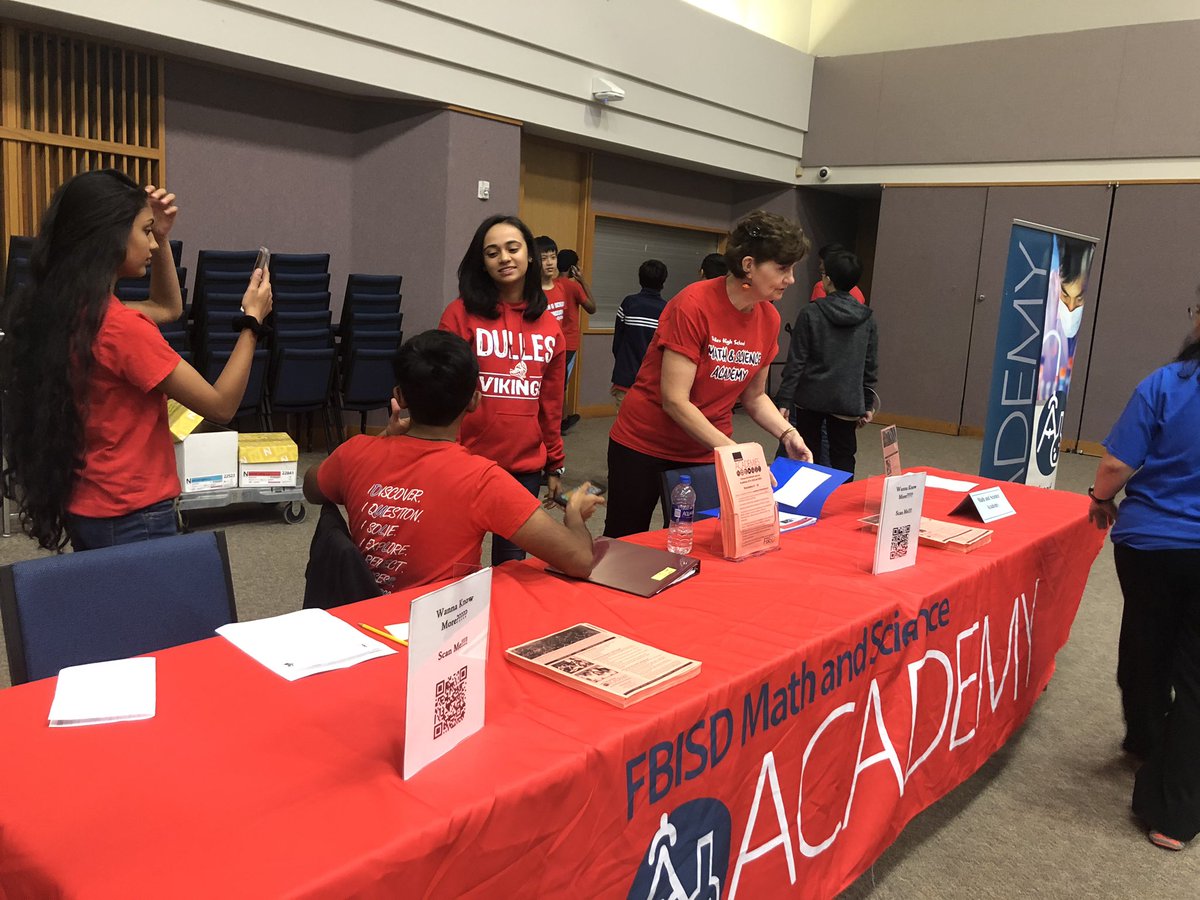 Great turn out last night at the FBISD Community Night did the high school programs. A big thank you to all the parents and students volunteers.<a href="/FortBendISD/">Fort Bend ISD</a>