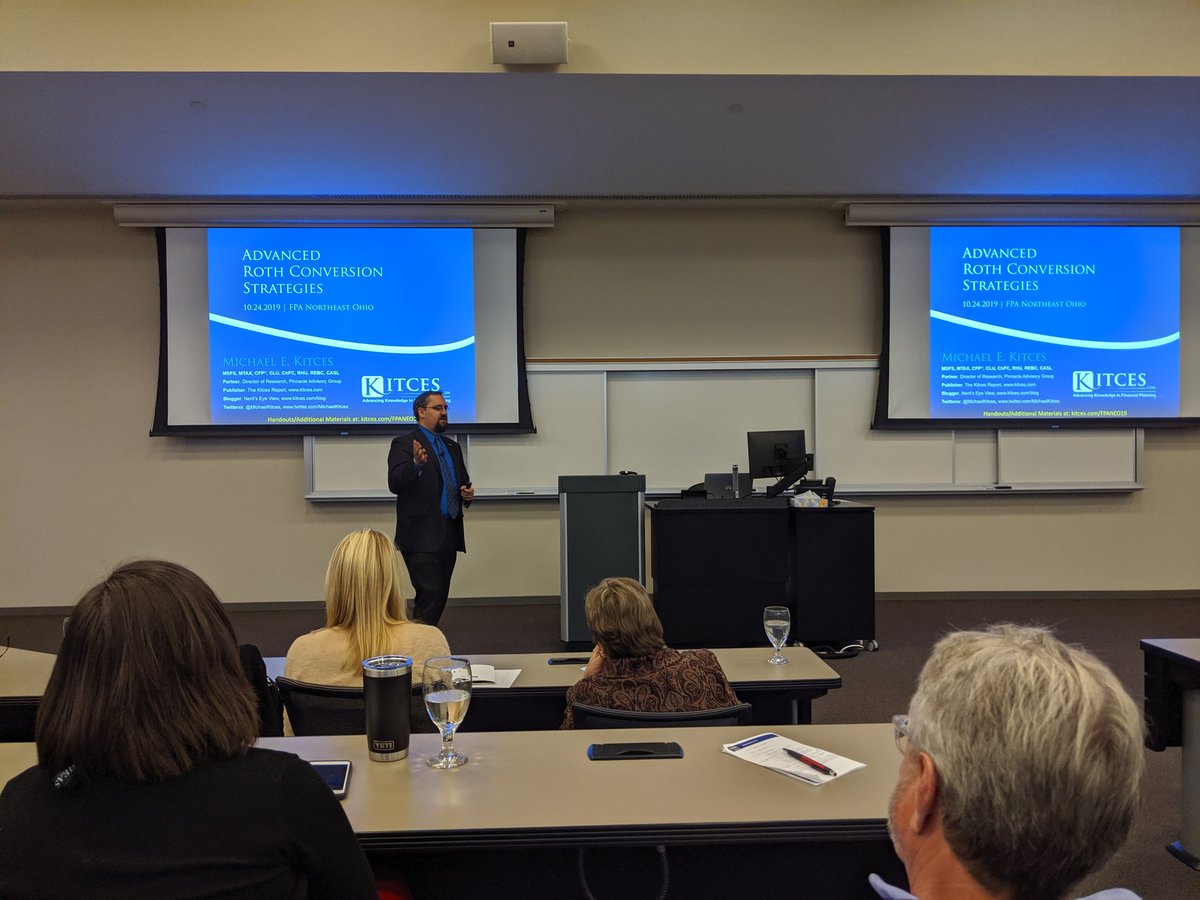 boyerbl3's tweet image. Watching @MichaelKitces talking about Roth IRA stratgies