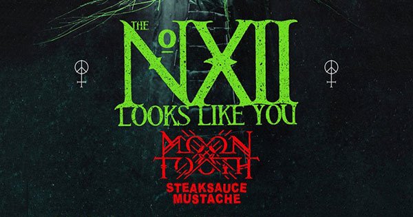 THE NUMBER TWELVE LOOKS LIKE YOU Tour Dates with Moon Tooth and Steaksauce Mustache lambgoat.com/news/32218/The…