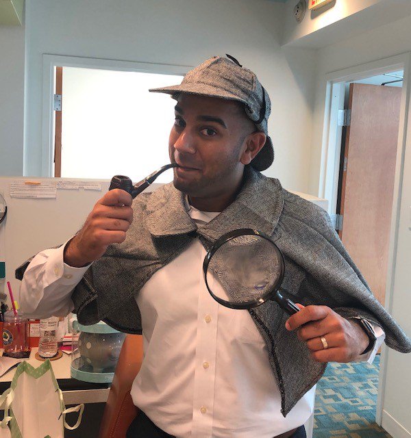 In search of a detective? Look no further, meet our very own Sherlock Holmes everyone! Just kidding! But we do love to dress up and join @ocbayls to have a fun Halloween party with the kids! #orangelegal #legal #litigation #halloween #sherlock #ocba #yls
