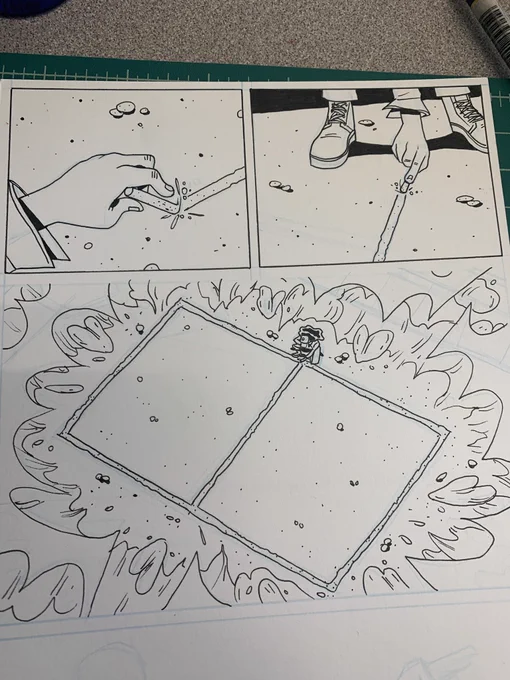 I love the simplicity of the top two panels 