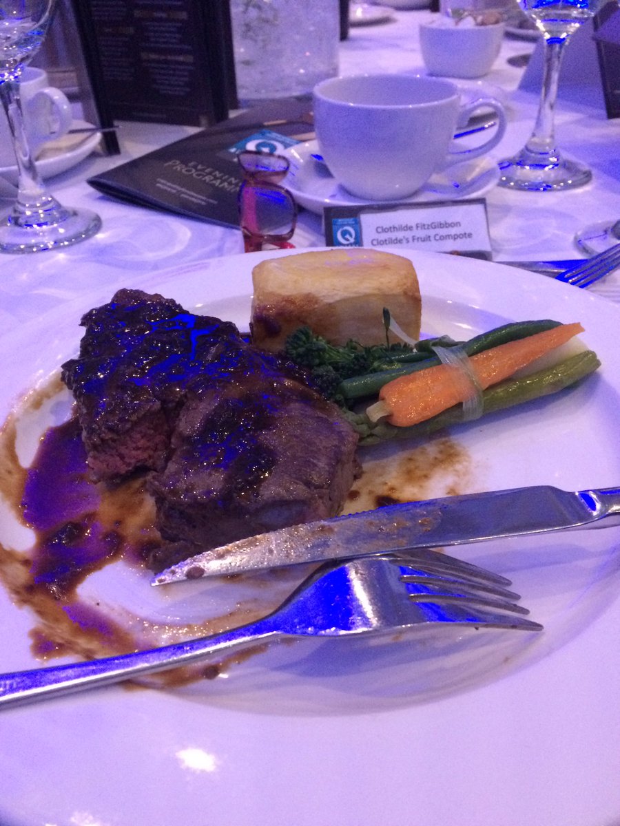 Nice evening and nice food at the #IQFA2019 <a href="/IrishQFAs/">IrishQFAs</a> #compote #healthydessert #noaddedsugar