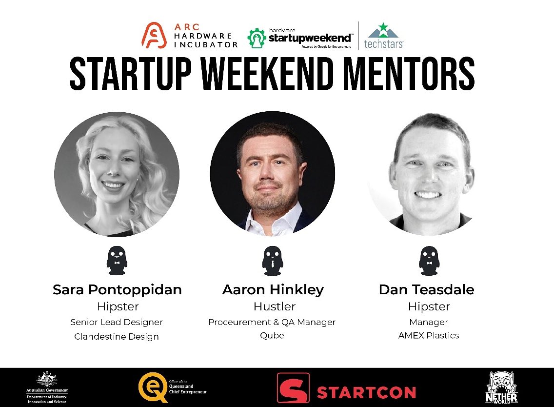 ArcIncubator's tweet photo. Meet our first three #mentors for the @techstars &amp; @ArcIncubator #Hardware @StartupWeekend. They will assist the aspiring #entrepreneurs with one-on-one advice, sharing their knowledge and giving the teams invaluable advice. 

4 🎫 left - https://t.co/3bGJDwtTgq

#HSWBNE19 https://t.co/qn4UrjyNKi