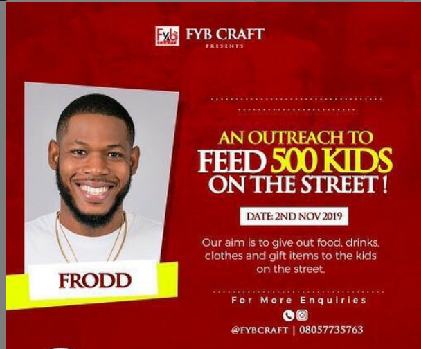BantuComprador's tweet photo. @ChiamakaEzike1 How many needy kids is 'FASHION ICON' feeding next week?! #FroddEffect #froddbrand Emulate se moer maarn! https://t.co/yrLpbGghsO