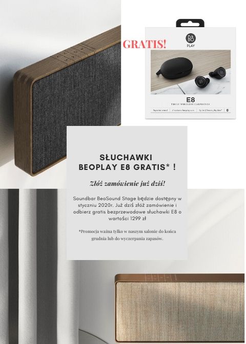 W sprzedaży będzie dostępny w okolicach stycznia. Dla osób, które zdecydują się na preorder mamy gratisy w postaci słuchawek #beoplaye8 wartych 1299 PLN. Oferta ważna od dzisiaj do końca roku lub wyczerpania zapasów. x.com/BangOlufsenPL/…