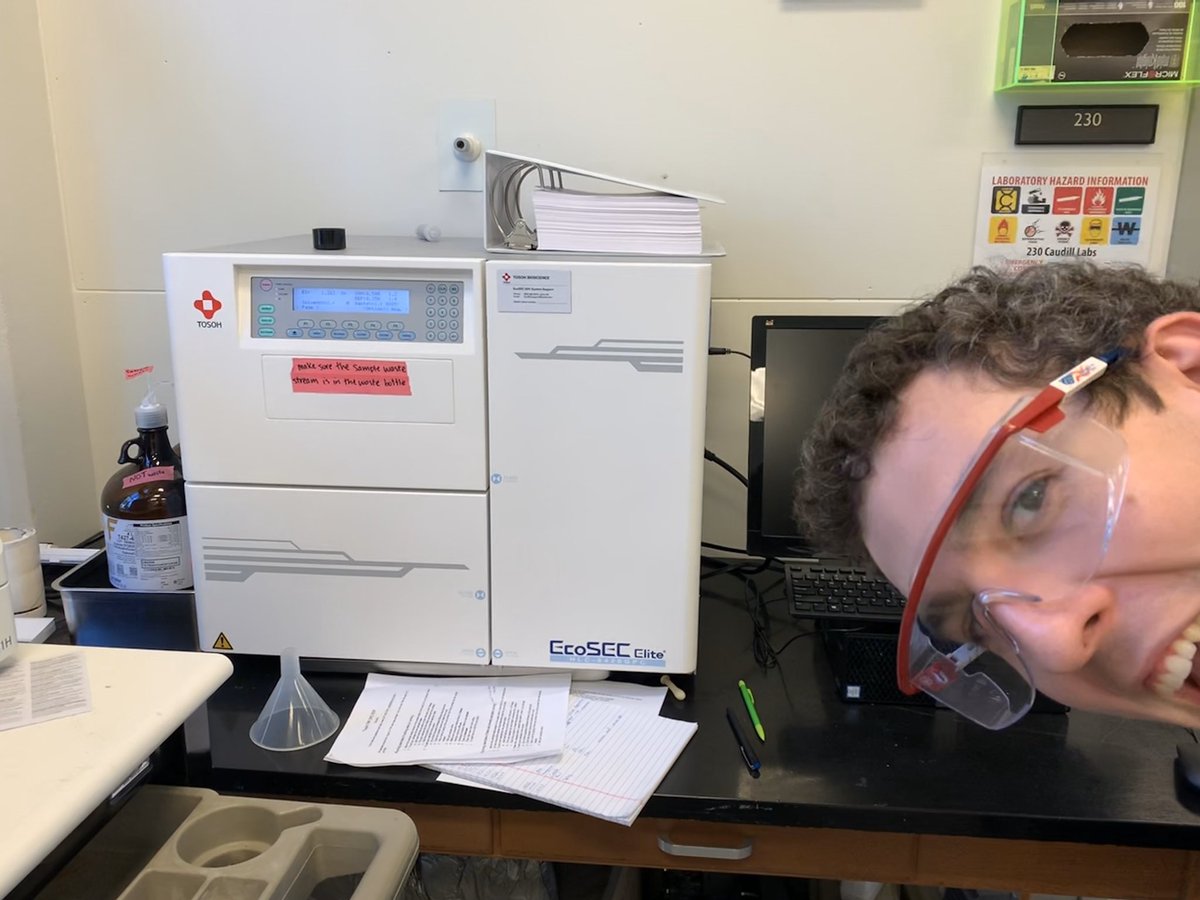 LeibfarthGroup's tweet photo. While we will miss being able to export our data via floppy disk we are very excited about our two new @TosohBio GPCs! @Tosoh_japan https://t.co/j2Aptllli2
