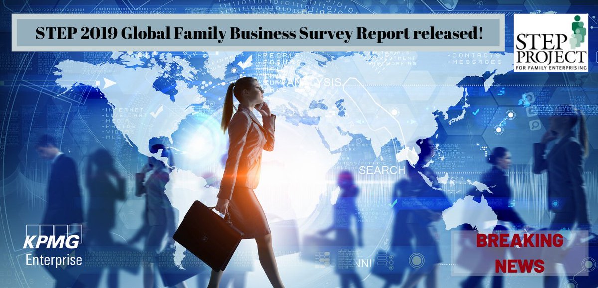 BREAKING NEWS: According to @STEPFamilyEship 2019 Global #FamilyBusiness #Survey: 70% of global family businesses do not have a formal #succession plan; But #Millennial #CEOs are ready to take over! #STEP2019FamBizSurvey
stepresearch.org
<a href="/CalabrAndrea/">Andrea Calabrò</a> @ilsematser