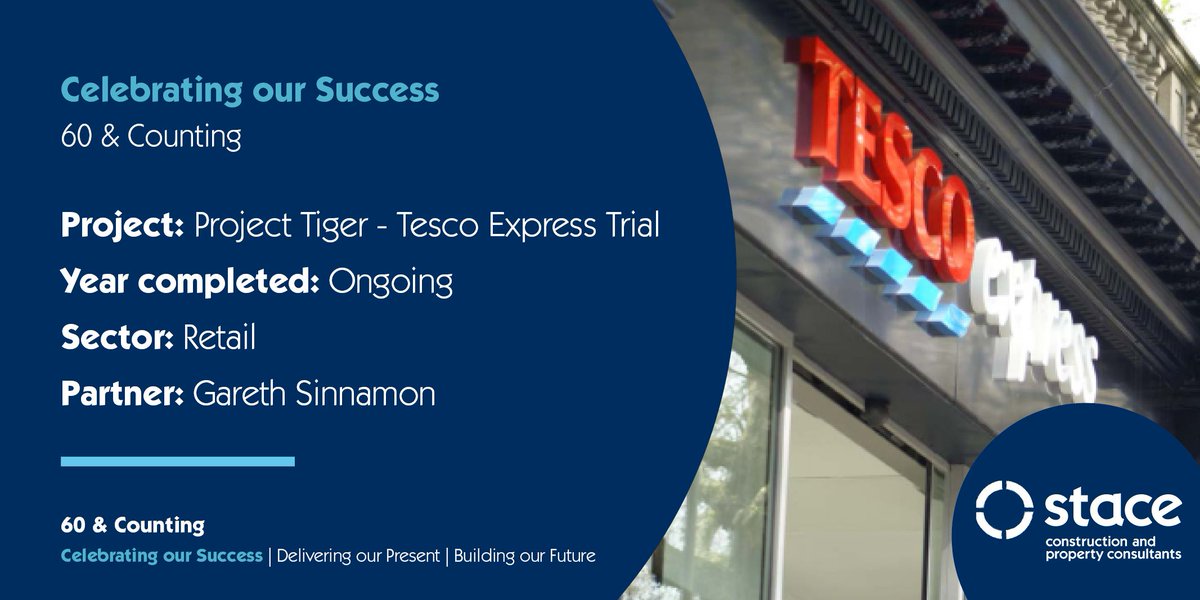 StaceLLP's tweet photo. The latest #60andCounting💎scheme we are shining a light on is, 'Project Tiger 🐯' Chosen by @GarethSinnamon Project Tiger was the 1999 trial of Express stores for Tesco. During the rollout, 13-15 stores were being opened every Monday, nationwide for 4 months during 2003 1/2 https://t.co/qyljx0xCbS