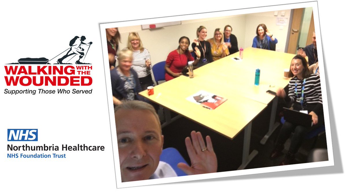 WWTWNorthEast's tweet photo. Great meeting today with the Psychiatric Liaison Team  #PLT of @NorthumbriaNHS discussing Veterans Mental Health . Looking forward to collaborating with you @gateshead @gatesheadhc @gp_gateshead @JimOwens959 @ProjectNova_UK @supportthewalk @MickDownworth @SimonLock14 https://t.co/XVcAcwMZTU