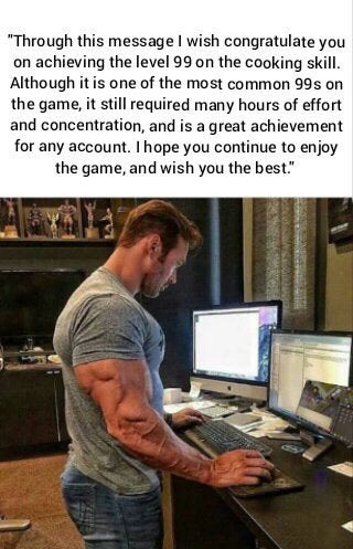 JaredWomp's tweet image. swolesome runescape memes give me life