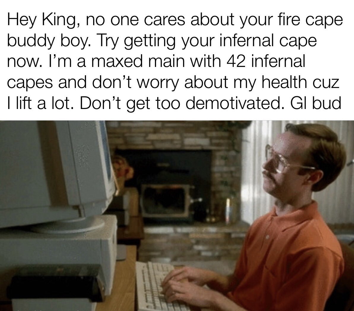 JaredWomp's tweet image. swolesome runescape memes give me life