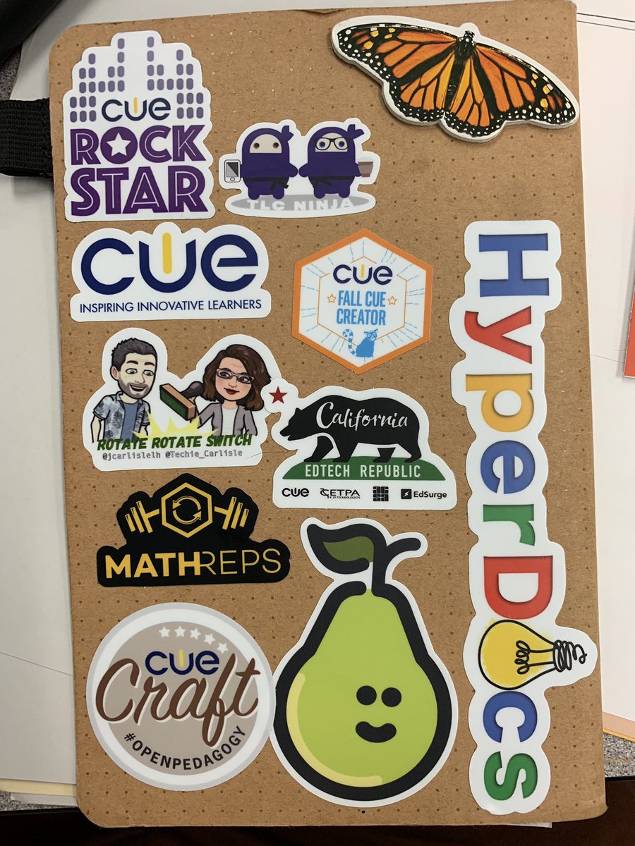 Ran out of space on my #MacBookPro for stickers, so my #BulletJournal is the next victim. #bujo @CUERockStar @kerncue @cueinc @NowaTechie #FallCUE @lhighfill #HyperDocs @TLCNinja @#MathReps #OpenPedagogy @PearDeck #AllTheStickers