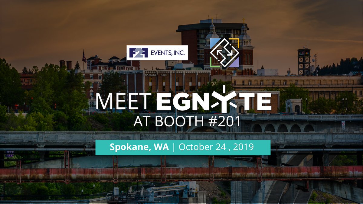 Egnyte's tweet photo. We're here at Interface-Spokane 2019? Stop by booth #201 and learn how Egnyte can help your business deliver secure content collaboration, compliant data protection &amp; simple infrastructure modernization; all through a single SaaS platform.

#Interface2019 #Spokane https://t.co/xMF07s2bHu