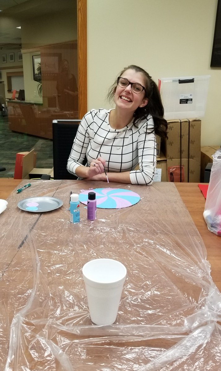 FSB1879's tweet photo. Our CF Main branch had a craft night to get our Halloween decorations ready.  Make sure you stop in on Halloween day for the big reveal! Does your office encourage costumes?🎃 https://t.co/BlcFpaEdGa