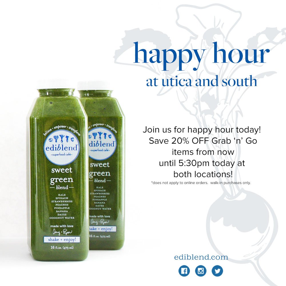 Ediblend Cafe tweet media