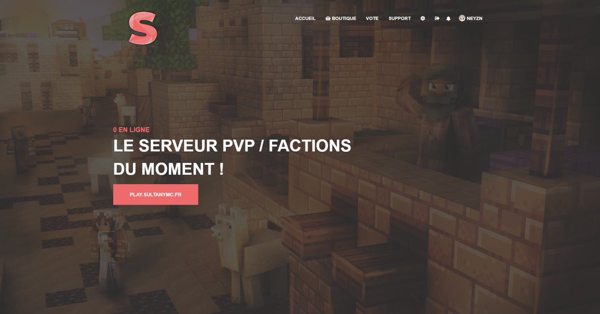 Tronaidev's tweet image. 🔥 Thème @cmstrix pour @SunaltyMC !
📔 Commandé par @NeyZnTV.
🍀 Avis et ❤️ ?