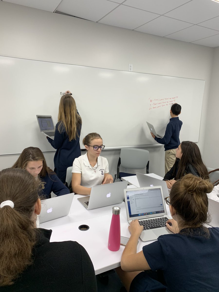 MrsHealeyXHS's tweet photo. Today I flipped the classroom and learned so much. I learned about my students and how they think and how they think differently. Did you know two codes can be different and still do the same thing? I did, but giving students the ability to show me taught me  more about them https://t.co/Yer6zGJ52O