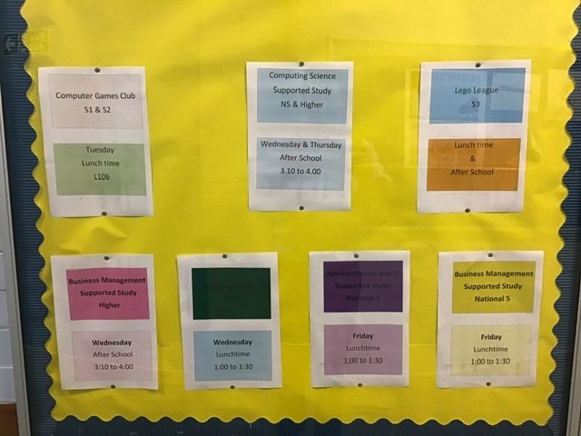 HyndBusComp's tweet image. Loads of opportunities for pupils in Business &amp;amp; Computing #getinvolved