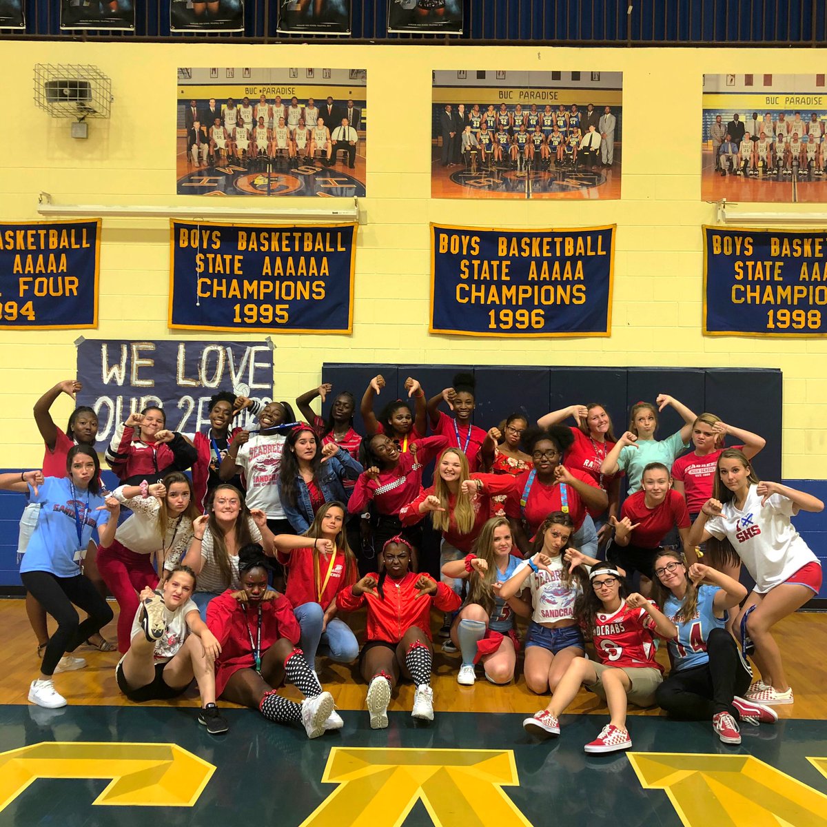 Lady Bucs (@mhsladybucs) on Twitter photo Letβs Gooooo Bucs!!! ππ Krusty Krab day!!! #BPND #BeatSeabreezeWeek <a href="/mainlandsga/">Mainland High's SGA</a> Letβs Gooooo Bucs!!! ππ Krusty Krab day!!! #BPND #BeatSeabreezeWeek <a href="/mainlandsga/">Mainland High's SGA</a>