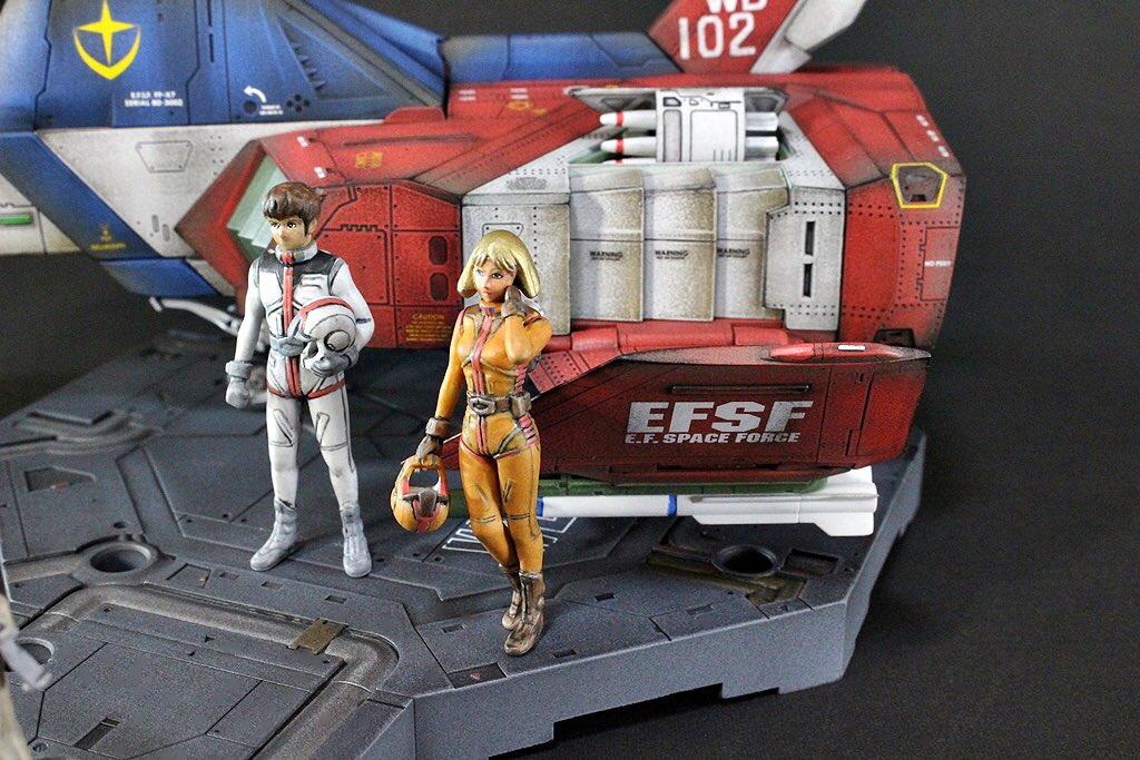 まてや 模型作家 製作依頼が主な仕事です 過去作から 久しぶりにコアファイター製作したい Gunpla Ucハードグラフコアファイター 1 35 ウェザリング T Co Qo5rw8acr7 Twitter