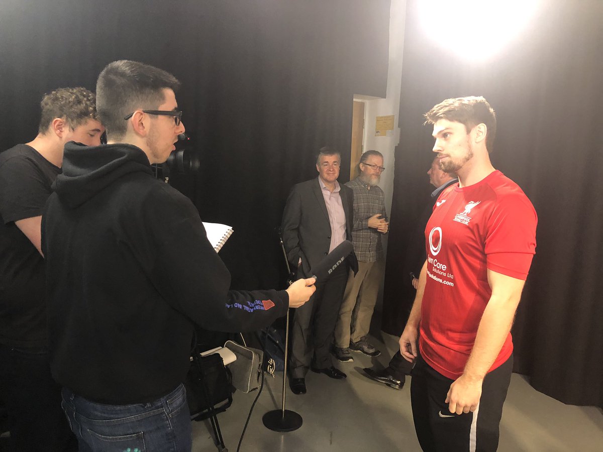 LiverpoolFutsal's tweet photo. Different experience for the manager and players but something they’ll need to get used to. 
Hopefully the work @JMUJournalism will spread the word and help to build a #Futsal future in Liverpool ⚽️ https://t.co/ZG7W2EjMqe